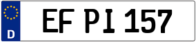 Truck License Plate